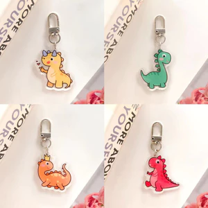 Móc Khóa Khủng Long Hoạt Hình Dễ Thương