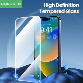 Set 2 Kính Cường Lực Bảo Vệ Màn Hình Điện Thoại iphone 15 pro max 15 plus ultra 2023