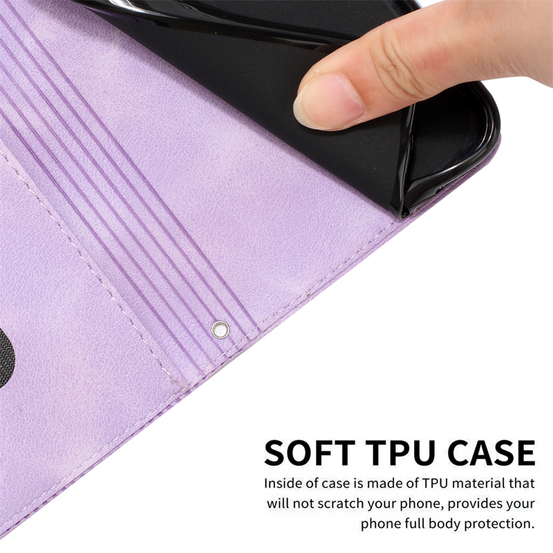 Vỏ Cho Tecno Pova Neo 2 3 5 4 Pro Sang Trọng Da PU Flip Stand Ví Đựng Khe Cắm Thẻ Bao