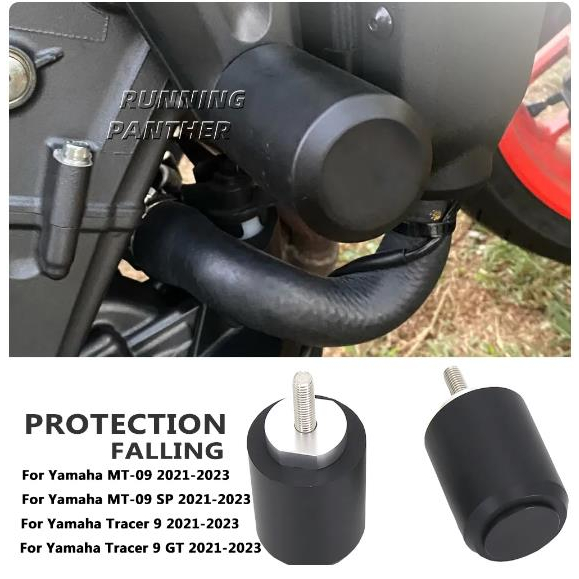 Cursore Telaio Moto Per Yamaha Mt 09 2021 2022 2023 2024 2025 2026 - Foto 3