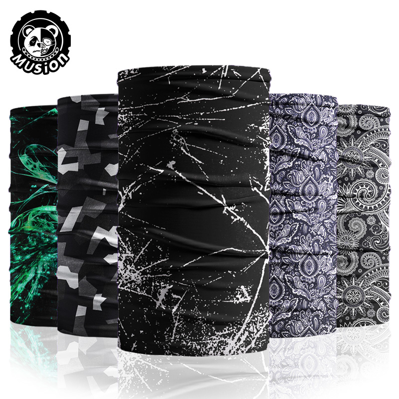 Ngoài Trời Chống Bụi UV Buff Bandana Turban Khăn Đầu Xe Máy Xe Đạp Thể Thao Topeng Băng Đô
