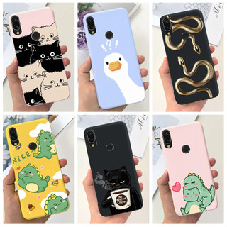 Dễ Thương Ốp Điện Thoại silicone Mềm Chống Sốc In Hình Vịt / Mèo Hoạt Hình Cho xiaomi redmi 7 note 7 pro redmi note7 pro