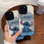 Dễ Thương Ốp Điện Thoại Da Hình stitch Cho iphone 15 pro max 14 pro max i14 plus 13 pro max i13 13pro 11 pro max i11 x xr xs max 7 plus 8 plus 12 pro max