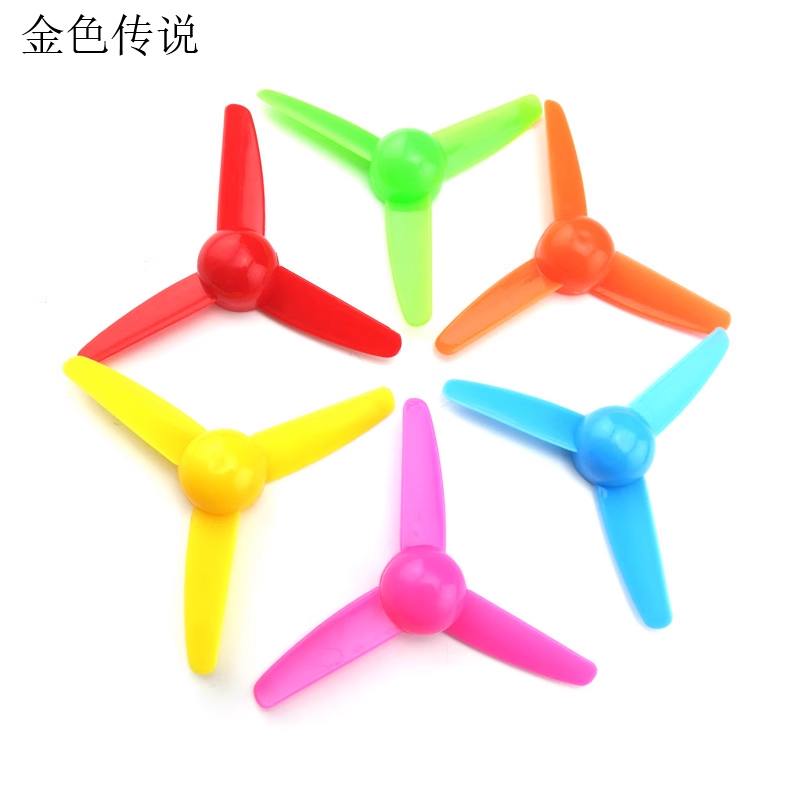 Tiêu Chuẩn Ba Cánh Quạt Nhỏ Cánh Quạt Động Cơ Nhỏ Phụ Kiện Tự Làm Quạt Mẫu Chất Liệu Handmade Lỗ 2 Mm