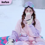 Bộ đồ trượt tuyết KUFUN dành cho nữ và nam chuyên nghiệp Trượt tuyết Top Bảng đơn Thiết bị bảng đôi Áo khoác chống thấm nước — ảnh 2