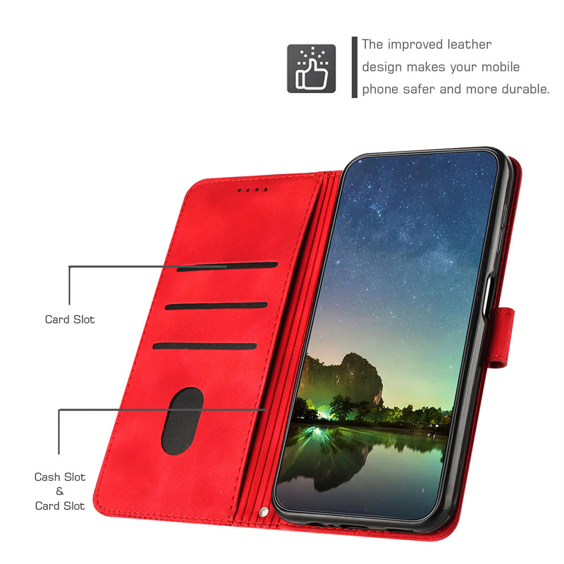 Ốp Lưng Cho Samsung Galaxy A41 M31 Prime M31s M21s F41 M51 F62 M62 M33 M52 M53 M54 5g Sang Trọng Da PU Lật Đứng Ví Bao Khe Cắm Thẻ