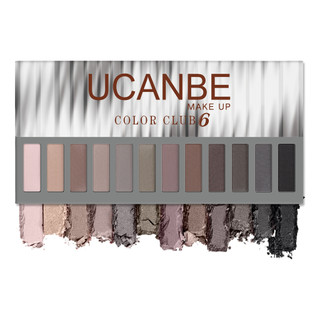 Bảng Phấn Mắt UCANBE Color Club - 12 Sắc Thái Shimmer Matte Smoky Eye Shadow Bảng Trang Điểm