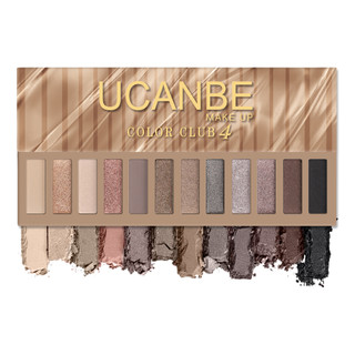 Bảng Phấn Mắt UCANBE Color Club - 12 Sắc Thái Shimmer Matte Smoky Eye Shadow Bảng Trang Điểm