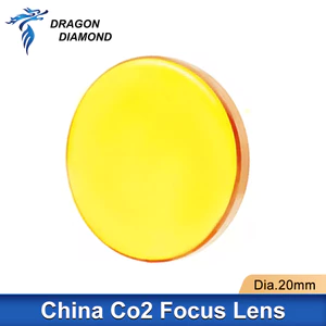 DRAGON DIAMOND Kính hội tụ Laser Chính Hãng Thấu Kính Tiêu Cự 20mm Cho Máy Cắt laser china co2 znse fl38.1 50.8 63.5 101.6 1.5-4 "