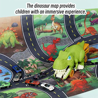 Đồ Chơi Xe Hơi Khủng Long tyrannosaurus rex Bằng Hợp Kim Cỡ Lớn Làm Quà Tặng Sinh Nhật Cho Bé
