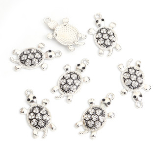 Set 10 Mặt Vòng cổ Hợp Kim Hình Rùa Biển Dễ Thương