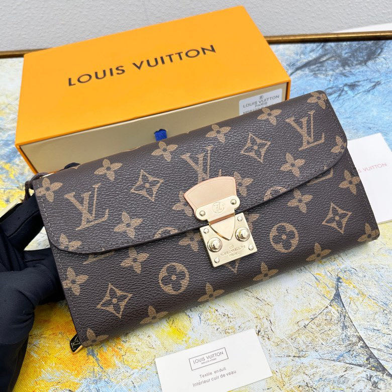 Replica Louis Vuitton M60123 Josephine Wallet Monogram Canvas For Sale