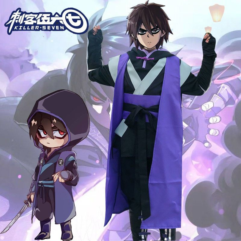 Bộ Đồ Hóa Trang Sát Thủ Mặc Hóa Trang Nhân Vật anime killer seven Cho Người Lớn Và Trẻ Em