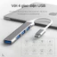 Hub USB 4 trong 1 4 trong 1 mở rộng kết nối với PC, Laptop, MacBook, Điện thoại di động
