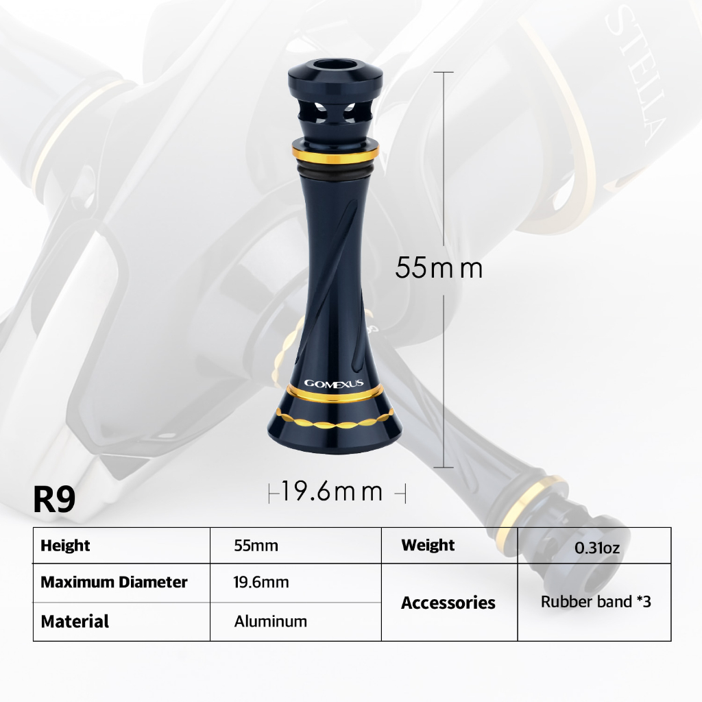 Ảnh Máy câu cá GOMEXUS R9 cho Shimano Stella SW Twin Power stradic Saragosa Daiwa Saltiga Certate cỡ 4000-6000 2