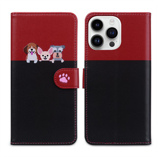 Ốp Lưng Cho iPhone 14 15 Plus Pro Max Flip Case Hoạt Hình Dễ Thương Chống Rơi Bao Gồm Tất Cả Ví Da PU Bỏ Túi Khe Cắm Thẻ Giá Đỡ Vỏ Điện Thoại