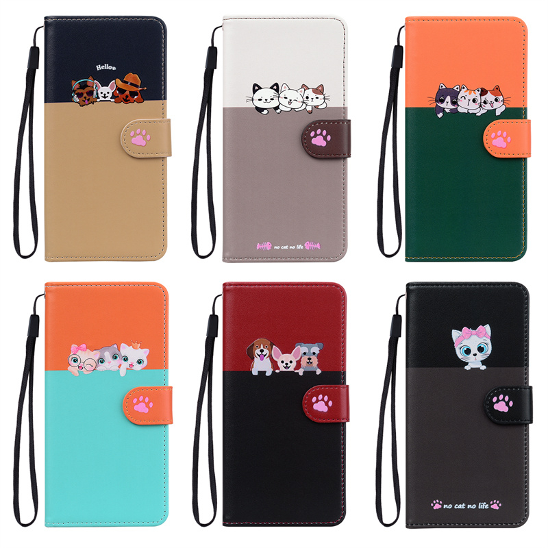 Dành Cho Iphone 11 Pro Max Hoạt Hình Sang Trọng Dễ Thương Flip Case Da PU Bỏ Túi Đựng Thẻ Vỏ Điện Thoại