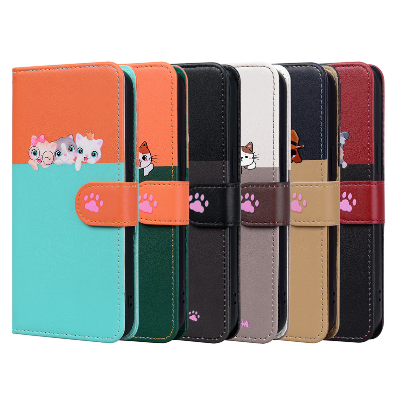 Dành Cho Iphone 11 Pro Max Hoạt Hình Sang Trọng Dễ Thương Flip Case Da PU Bỏ Túi Đựng Thẻ Vỏ Điện Thoại