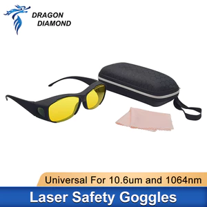 Kính Bảo Vệ Mắt Khỏi Tia laser 10.6um 1064nm od4 Dành Cho yag dpss fiber Và co2