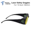 Kính Bảo Vệ Mắt Khỏi Tia laser 10.6um 1064nm od4 Dành Cho yag dpss fiber Và co2
