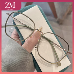 【COD 】kính cận có độ - 1.00 ~ - 3.50 Kính Cận Gọng Trong Suốt Chống Ánh Sáng Xanh Phong Cách Hàn Quốc Thời Trang kính 521