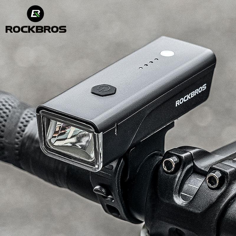ROCKBROS Đèn Xe Đạp IPX4 Chống Thấm Nước 260 Lumen 1500mAh Cảm Biến Thông Minh Đèn Trước Xe Đạp Phụ Kiện