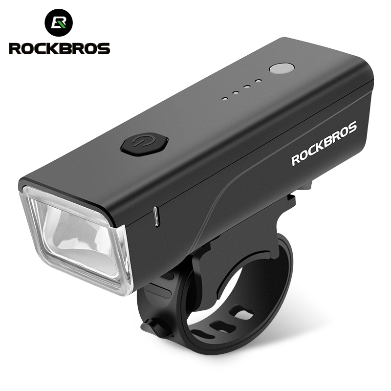 ROCKBROS Đèn Xe Đạp IPX4 Chống Thấm Nước 260 Lumen 1500mAh Cảm Biến Thông Minh Đèn Trước Xe Đạp Phụ Kiện