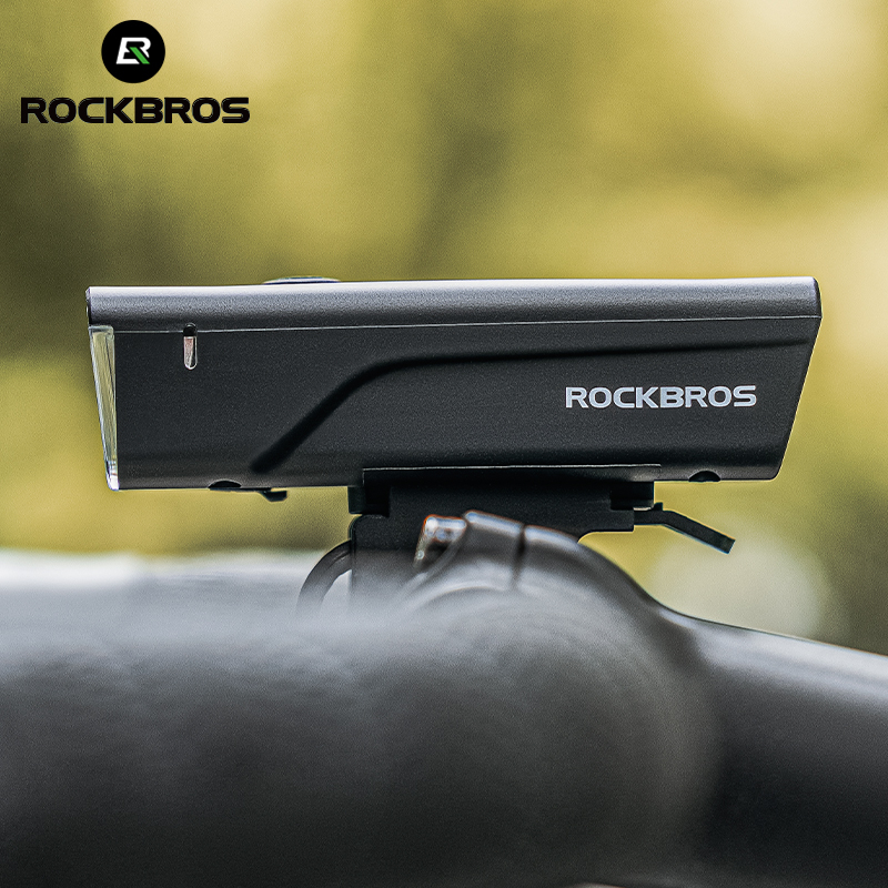 ROCKBROS Đèn Xe Đạp IPX4 Chống Thấm Nước 260 Lumen 1500mAh Cảm Biến Thông Minh Đèn Trước Xe Đạp Phụ Kiện