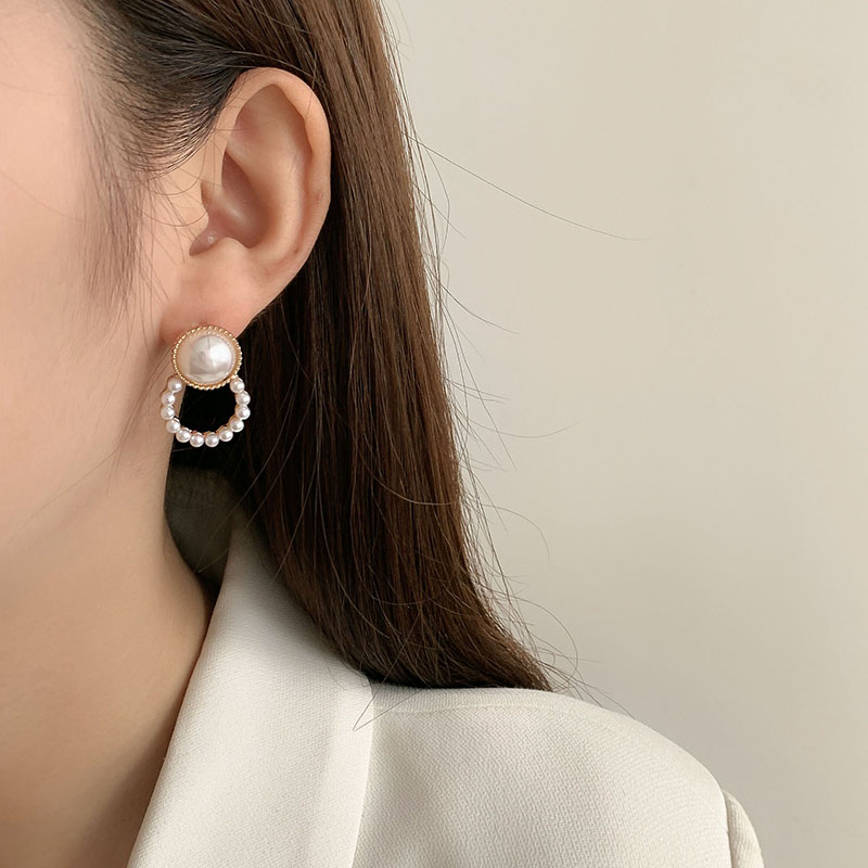 Kẹp tai ngọc trai phong cách Hàn Quốc - Phụ kiện thời trang nữ cao cấp