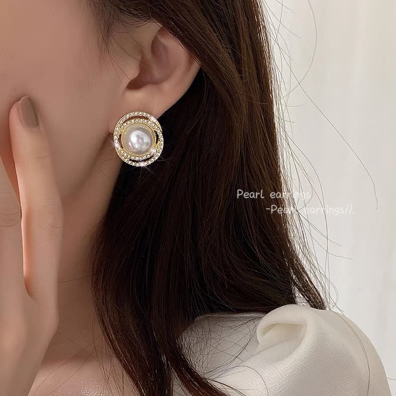 Kẹp tai ngọc trai phong cách Hàn Quốc - Phụ kiện thời trang nữ cao cấp