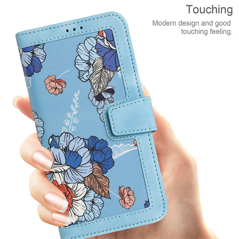 Khóa Flip Cover Dây Đeo Tay Dành Cho iPhone 11 Pro 6 6s 7 8 Plus Se 2 3 2020 2022 X Xr Xs Max Bao Da Đứng Khe Cắm Thẻ Vỏ Chống Sốc