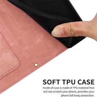 Có Dây Buộc Túi Tote Thời Trang Cho iPhone 15 14 Plus Pro Max Ốp Lưng Da PU Khe Cắm Thẻ Đứng Flip Ví Bao
