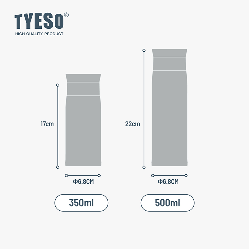 Bình Giữ Nhiệt TYESO 350ml/500ml 8729B/8730B | BigBuy360 - bigbuy360.vn