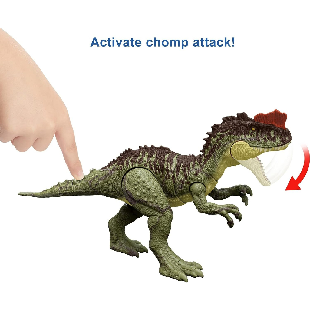 Jurassic World Dominion Massive Action Yangchuanosaurus Dinosaur Action Figure Toy with Attack Motion, Plus Downloadable App & AR HDX49 Jurassic world dominion Mô Hình Đồ Chơi Hành Động yangchuanosaurus Khủng Long Có Thể Tải Xuống hdx49