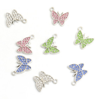 Bộ 10 Mặt Vòng cổ Hợp Kim Hình Bướm Nhiều Màu Sắc