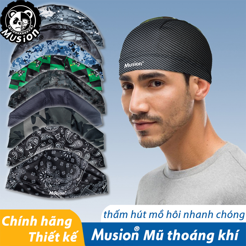 Musion - Mũ lót mũ bảo hiểm xe máy Thiết kế ban đầu Mũ thể thao ngoài trời có độ bền cao