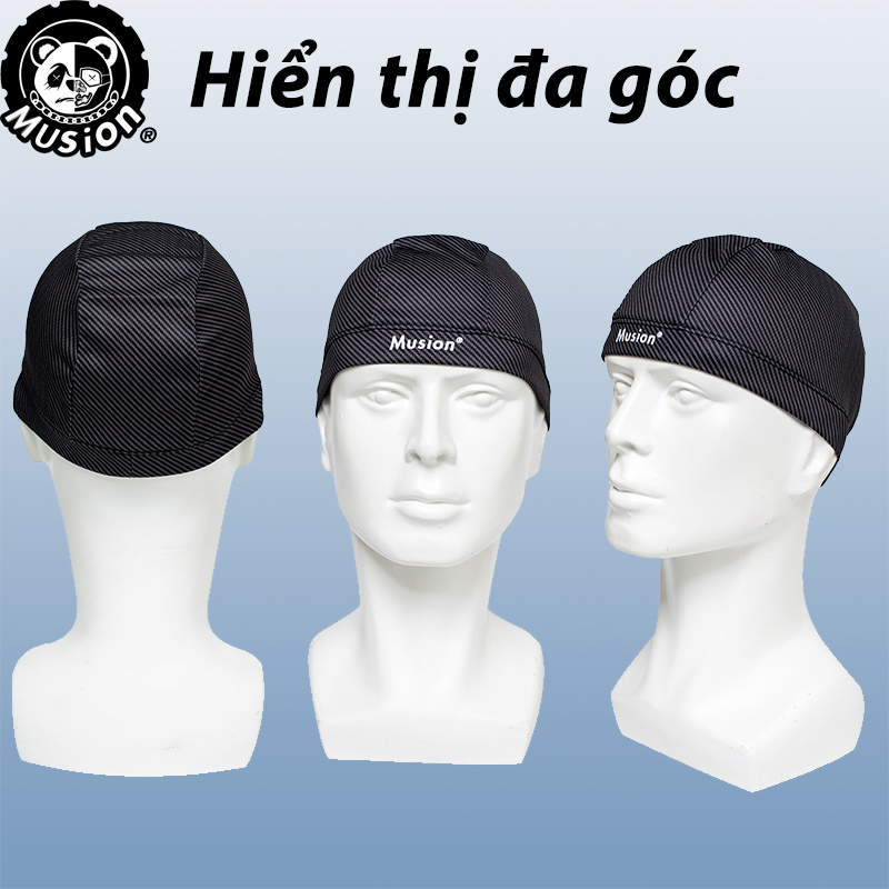 Mũ lót mũ bảo hiểm Musion thấm hút mồ hôi co giãn tốt phong cách thể thao ngoài trời