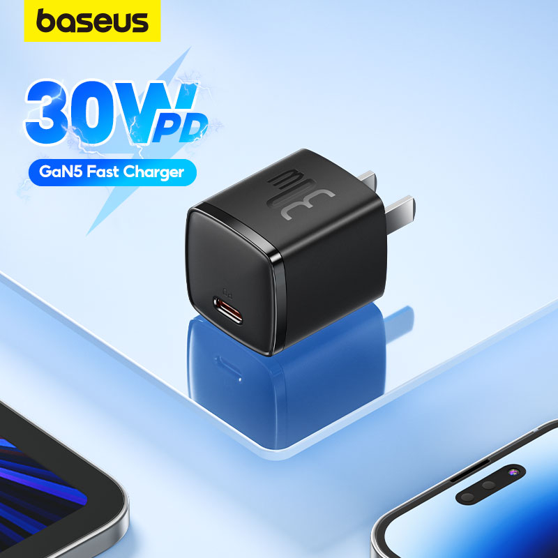 Cốc Sạc Baseus Mini Usb C Qc3.0 Pd 30w Sạc Nhanh Cho Điện Thoại iPhone 15