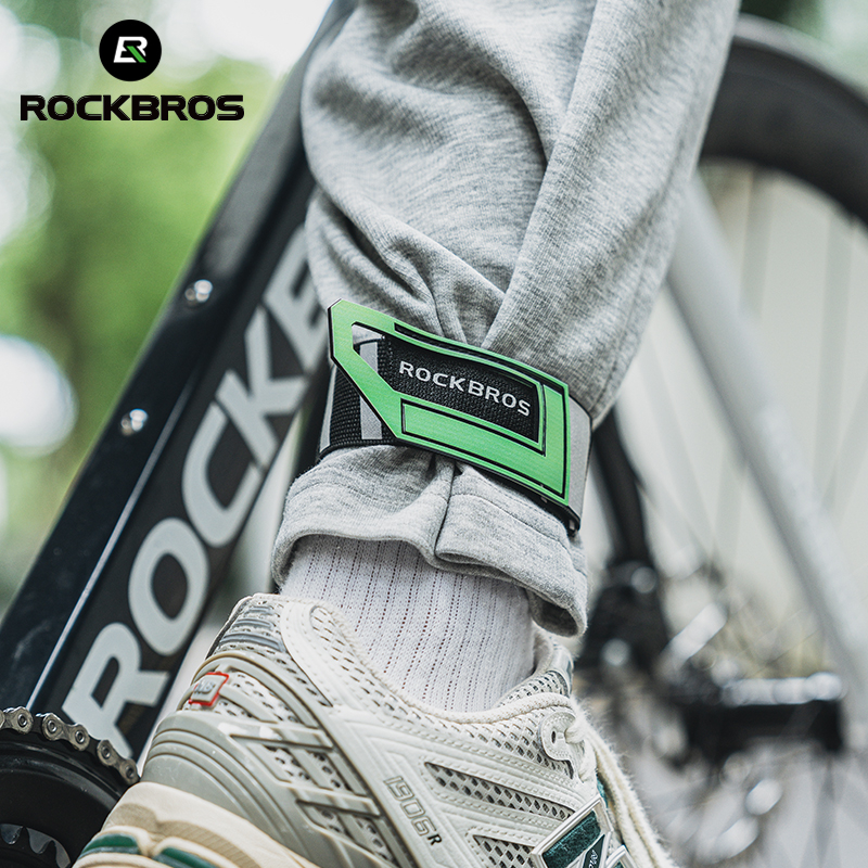 ROCKBROS Xe Đạp Bind Quần Ban Nhạc Kẹp Đi Xe Đạp Ngoài Trời Mắt Cá Chân Bind Băng Quần Thể Thao Quần Ban Nhạc Kẹp Dây Đeo
