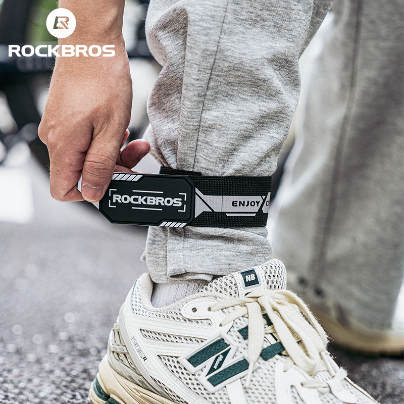 ROCKBROS Xe Đạp Bind Quần Ban Nhạc Kẹp Đi Xe Đạp Ngoài Trời Mắt Cá Chân Bind Băng Quần Thể Thao Quần Ban Nhạc Kẹp Dây Đeo