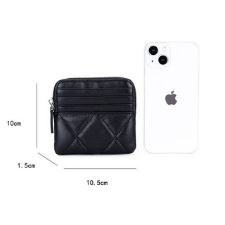 Ví Da Cừu mini Đựng Thẻ Thời Trang Dành Cho Nữ