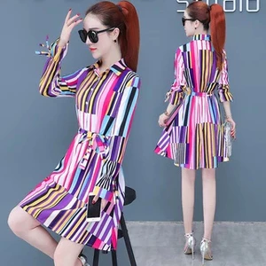 Đầm Midi Dài Đến Đầu Gối Tay Dài Màu Đỏ / Vàng / Đỏ / Xanh Navy Mới Cho Nữ ❀Áo Kiểu Màu Đỏ Thời Trang Trẻ Trung ❀Màu Vàng ❀Áo Thun Đen In Hình Độc Đáo Cá Tính