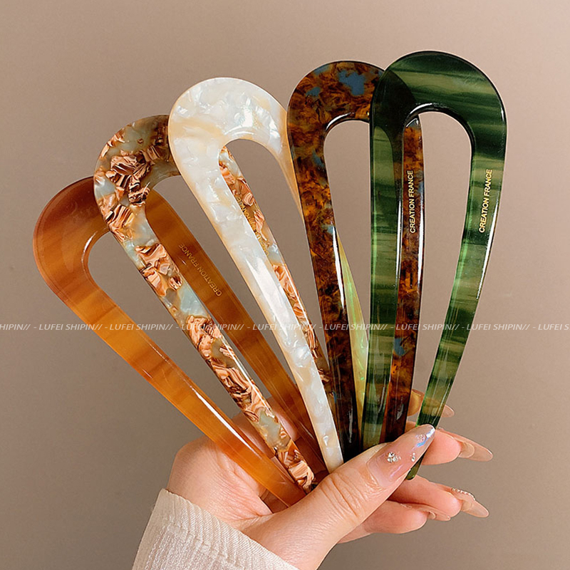Kẹp Tóc Hình Chữ U Cao Cấp Phong Cách Mới, Đơn Giản
