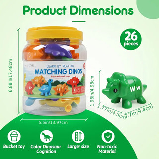 Đồ Chơi Động Cơ Một Mặt Phù Hợp Với Chữ Cái, Trò Chơi Học Tập abc Khủng Long Phù Hợp Với Bé Trai Và Bé Gái Mầm Non montessori