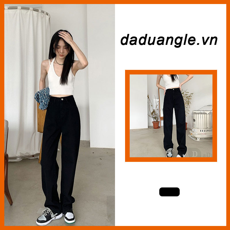Ảnh Daduhey Quần Jeans Dài Lưng Cao Plus Size Cho Nữ 1