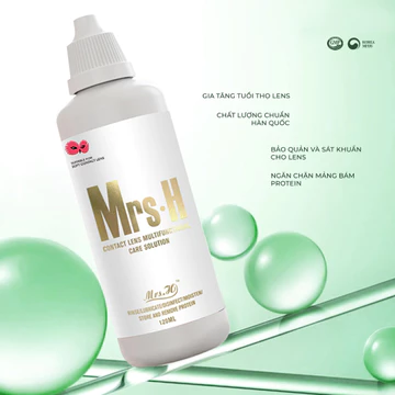 Nước ngâm Lens【nước rửa mắt】 Dung Dịch Dưỡng Da Mắt Kính Áp Tròng 60ml Nước Ngâm Lens thuốc nhỏ mắt