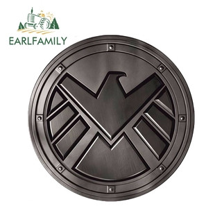 EARLFAMILY 3D Dán Xe Ô Tô Người Sắt Khối Năng Lượng Siêu Anh Hùng Marvel Decal Dán Kính Chắn Gió