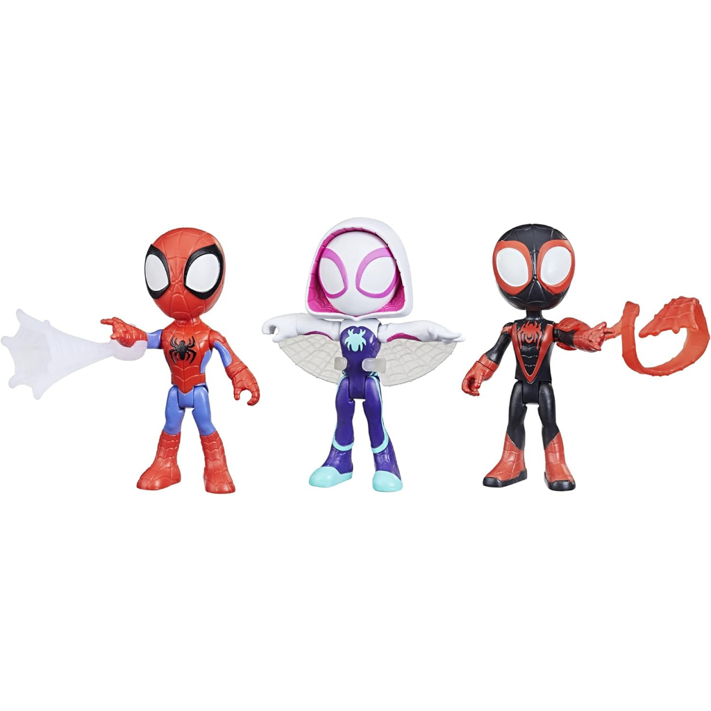 Marvel Spidey & His Amazing Friends Ghost-Spider, Spidey & Miles Morales Nhân vật hành động 3-Pack F2938