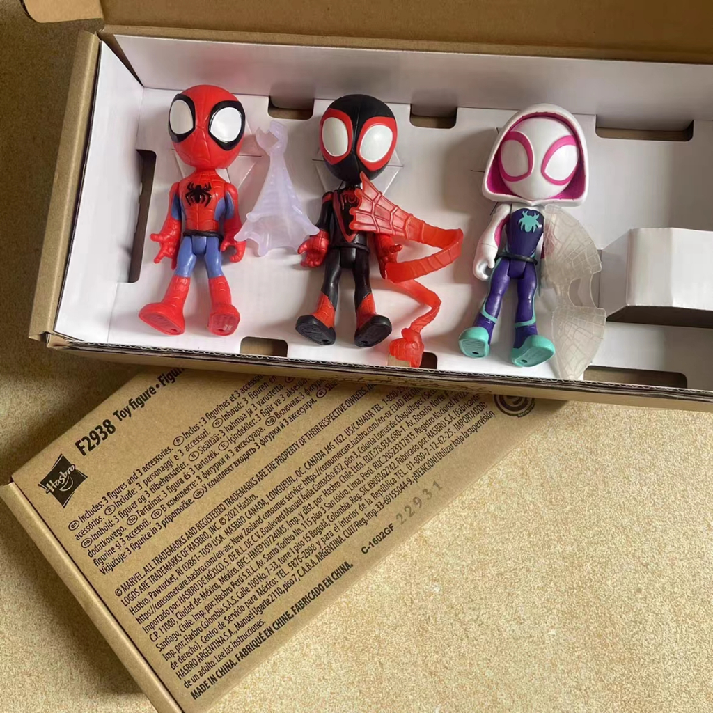 Marvel Spidey & His Amazing Friends Ghost-Spider, Spidey & Miles Morales Nhân vật hành động 3-Pack F2938