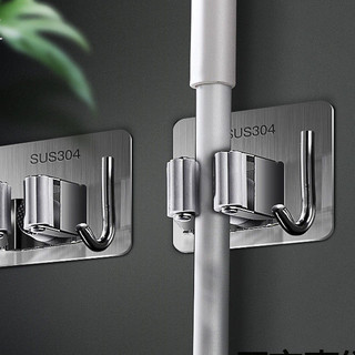 Móc Treo Cây Lau Nhà Gắn Tường Không Cần Khoan Tiện Dụng